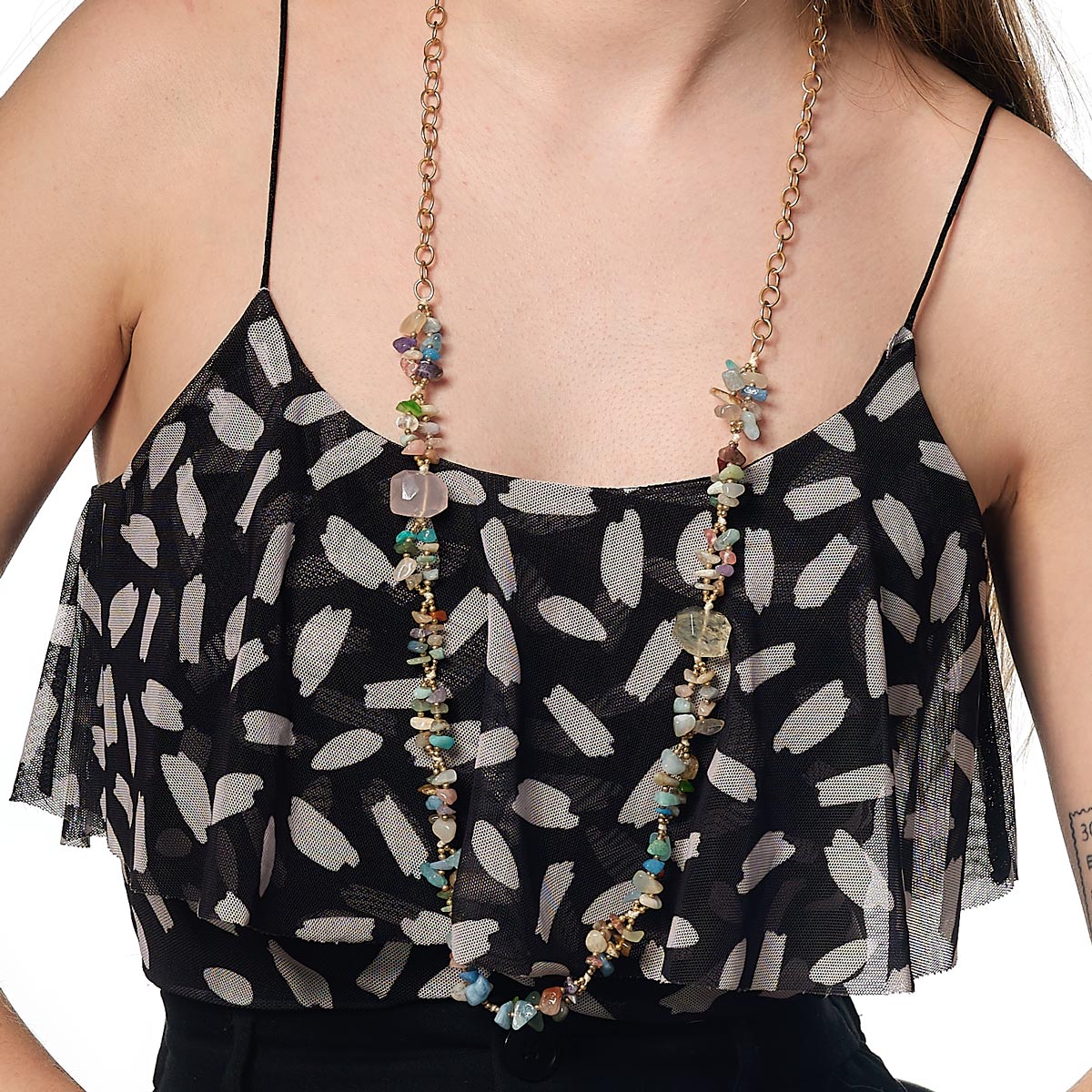 Collar Largo Piedras