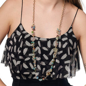 Collar Largo Piedras