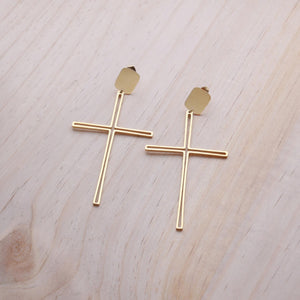 Pendientes Crucifijo