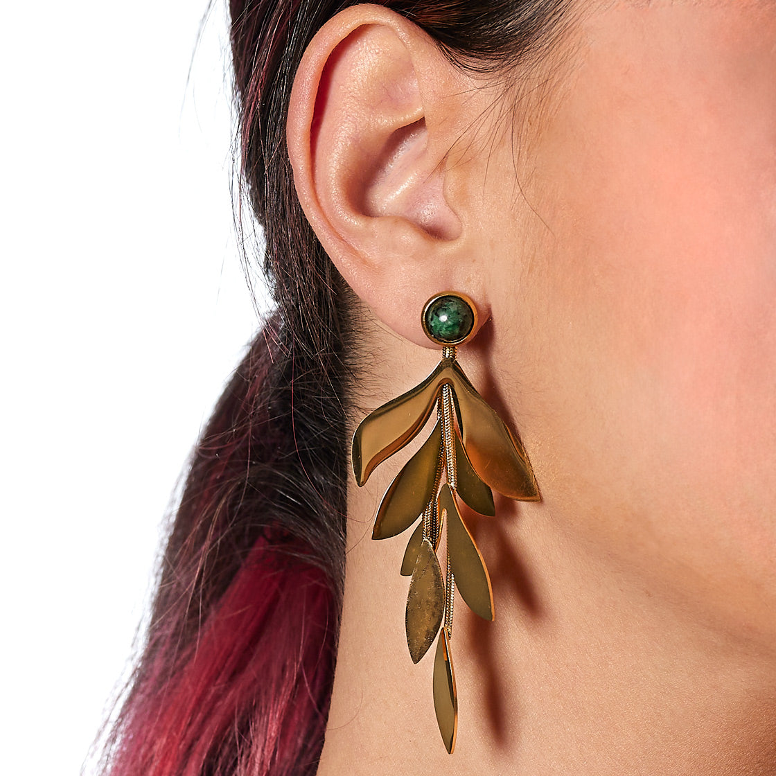 Pendientes Largos Hojas