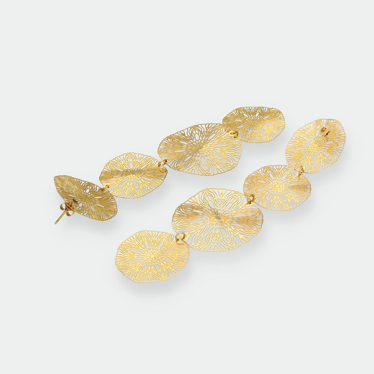 Pendientes Largos Circulares