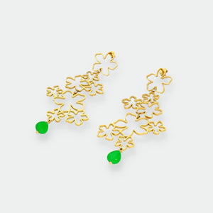 Pendientes Largos Flores