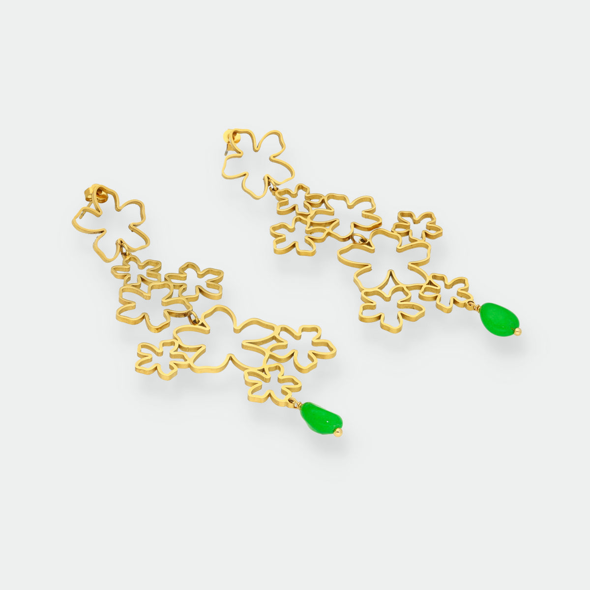 Pendientes Largos Flores