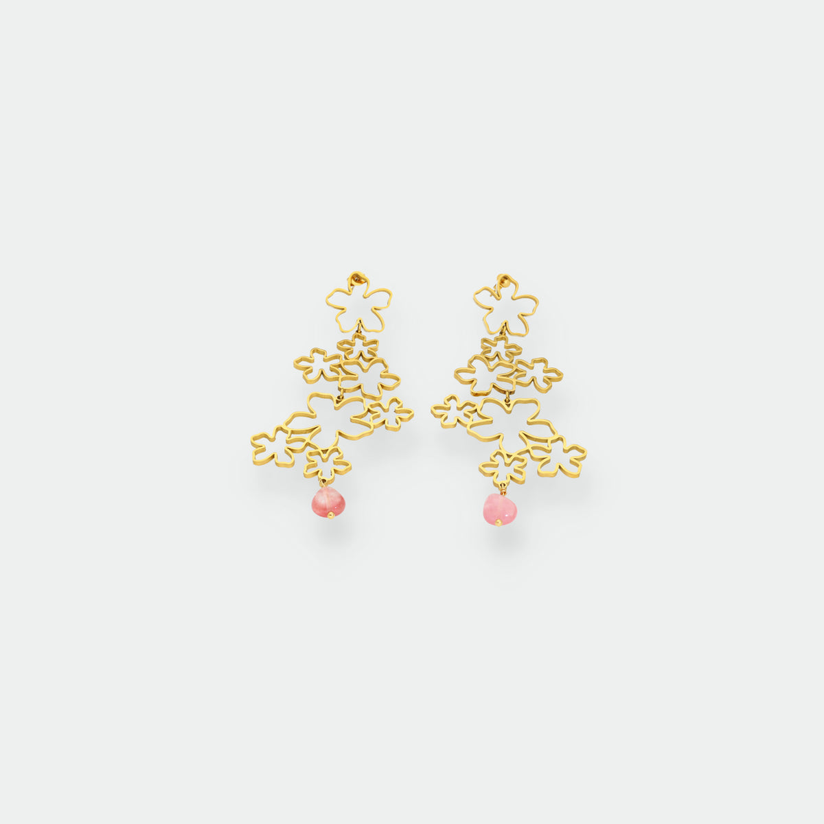 Pendientes Largos Flores