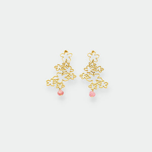 Pendientes Largos Flores