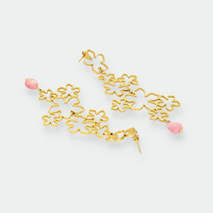 Pendientes Largos Flores