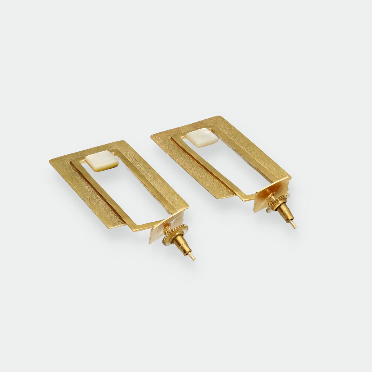 Pendientes Largos Nácar