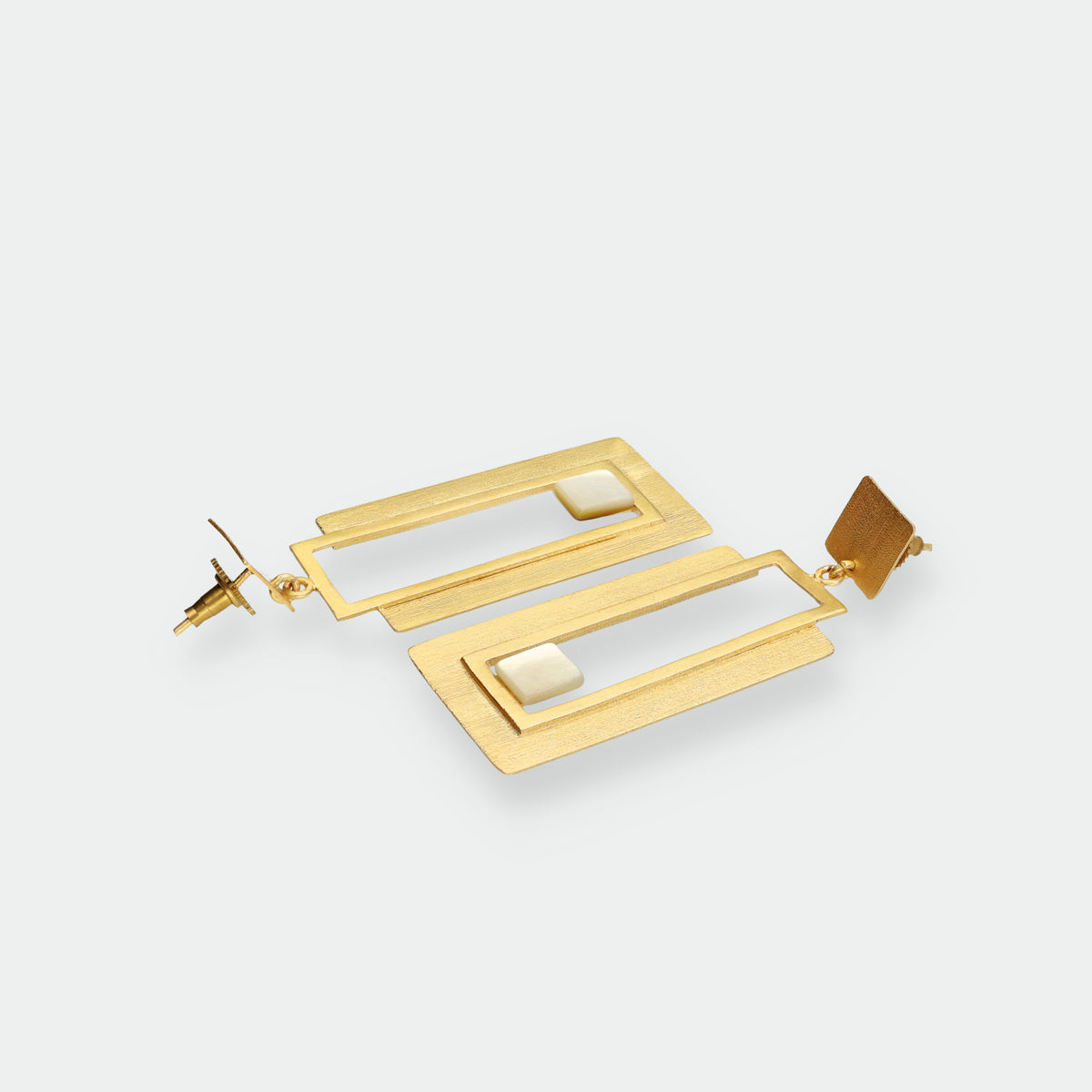 Pendientes Largos Nácar