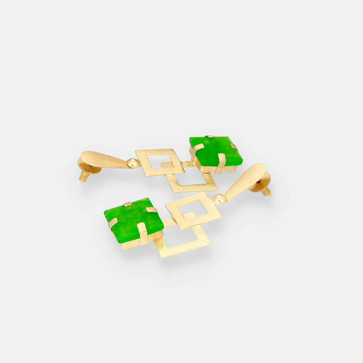 Pendientes Cuadrado de Nácar