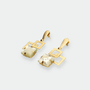 Pendientes Cuadrado de Nácar