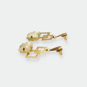 Pendientes Cuadrado de Nácar