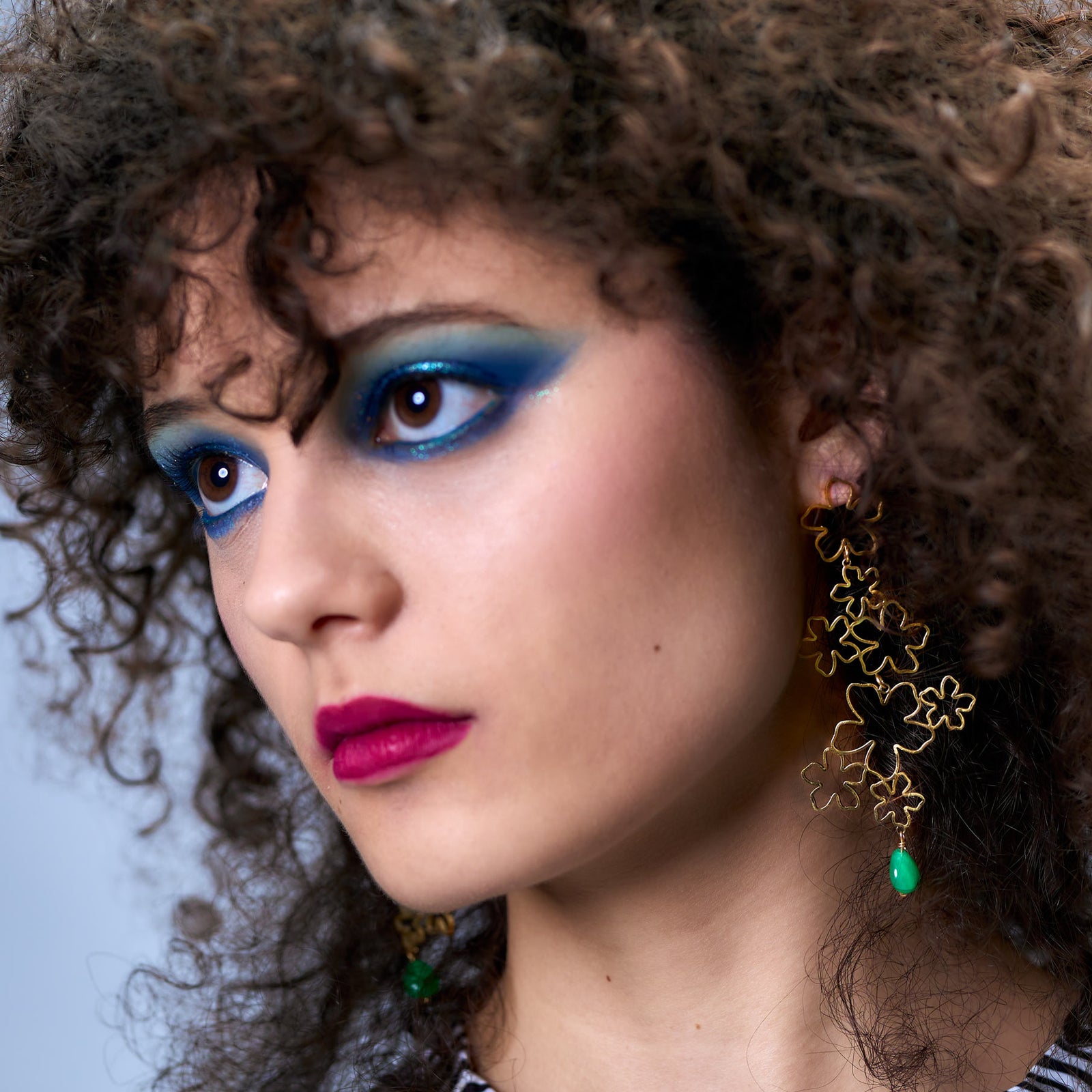 Pendientes Largos Flores